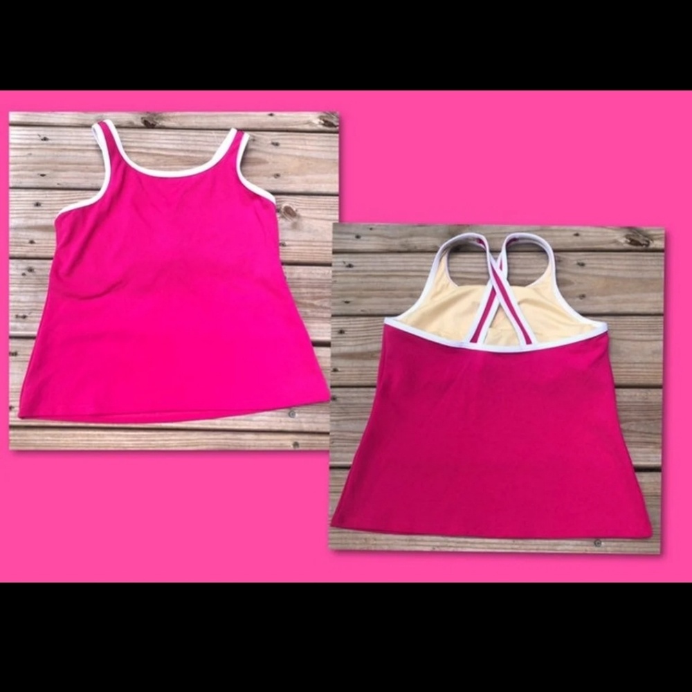 Lands end tankini top size 14